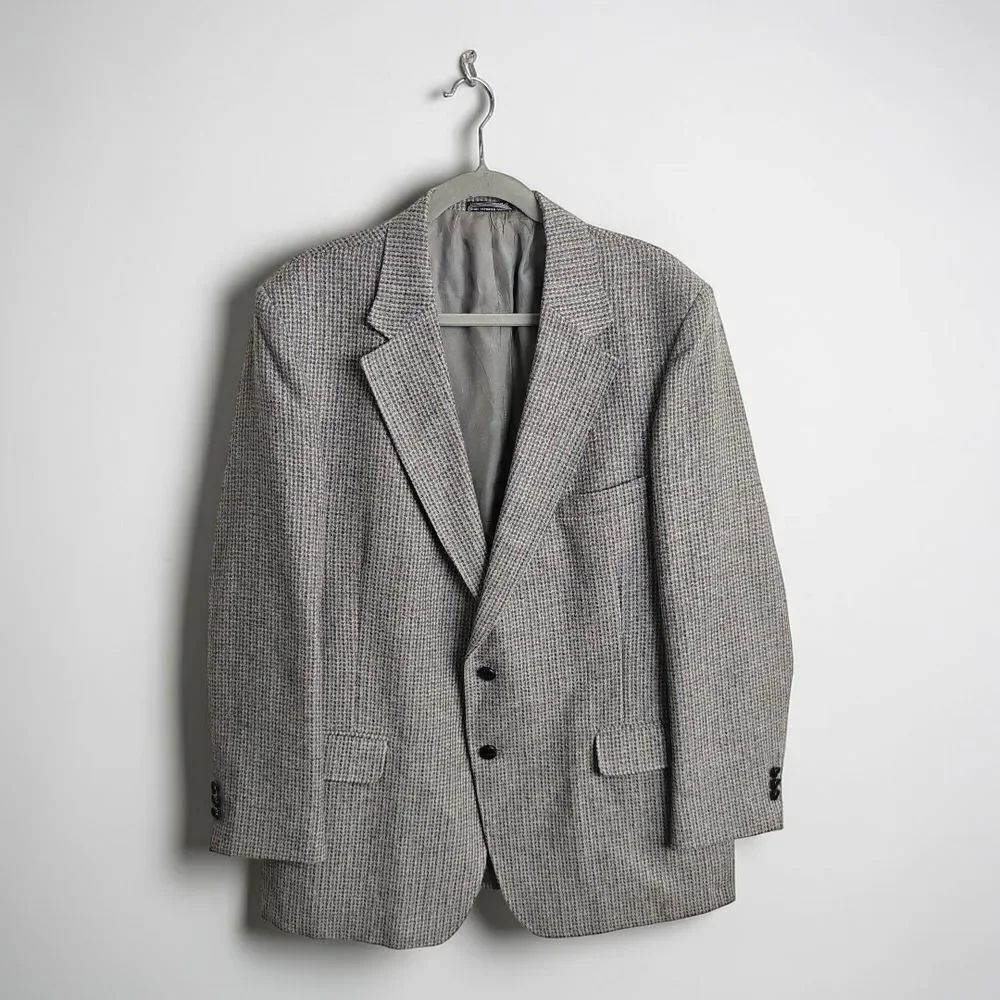 Elegant Gray Men's Blazer